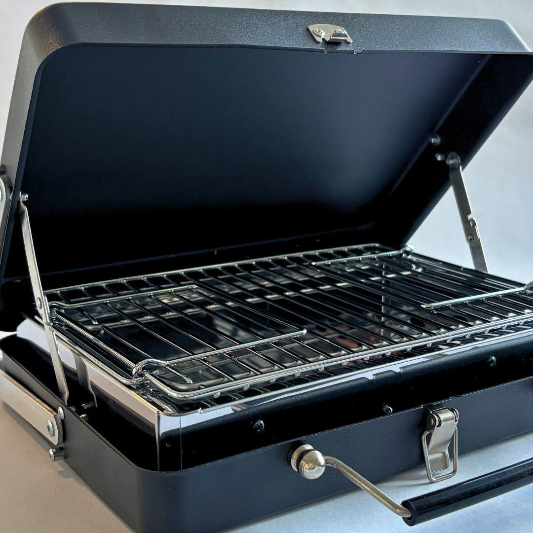 Tragbarer Koffergrill //  BBQ-Grill im Koffer